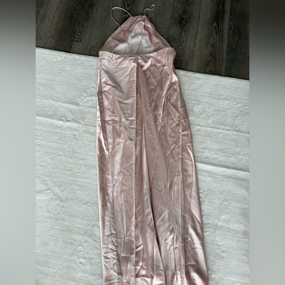 Significant Other Vienna Satin Dress Rose Pink - Picture 6 of 7